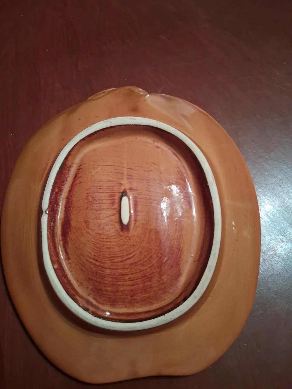 Orange Pumpkin-Shaped Ceramic Serving Plate - Seasonal Table Accent